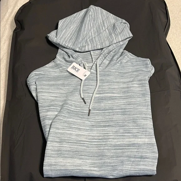 Buckle Gray/Green/Blue Striped Hoodie - Picture 3 of 4
